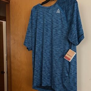 Reebok Men's Heathered Blue Tee